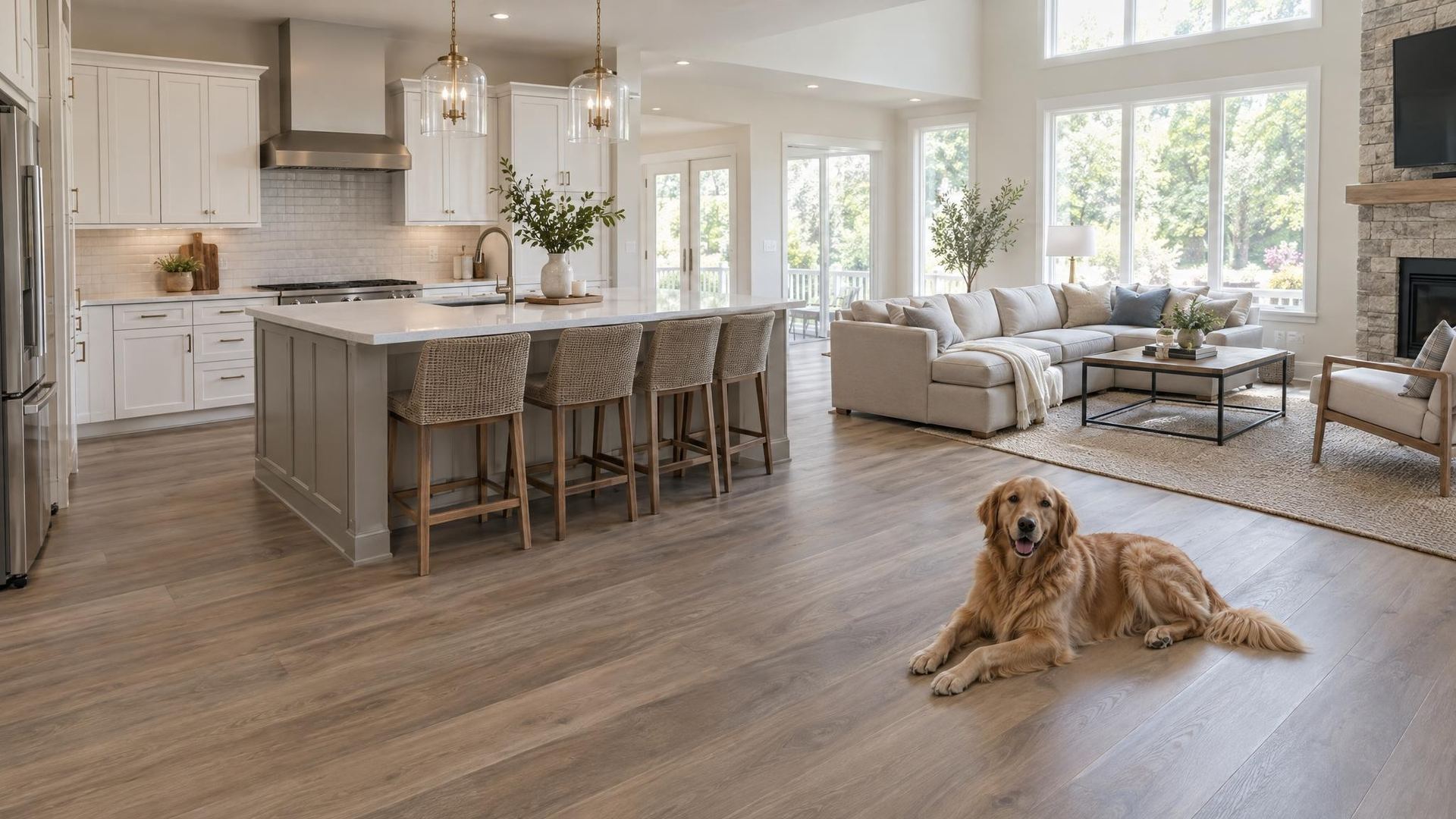 Waterproof floors for busy families