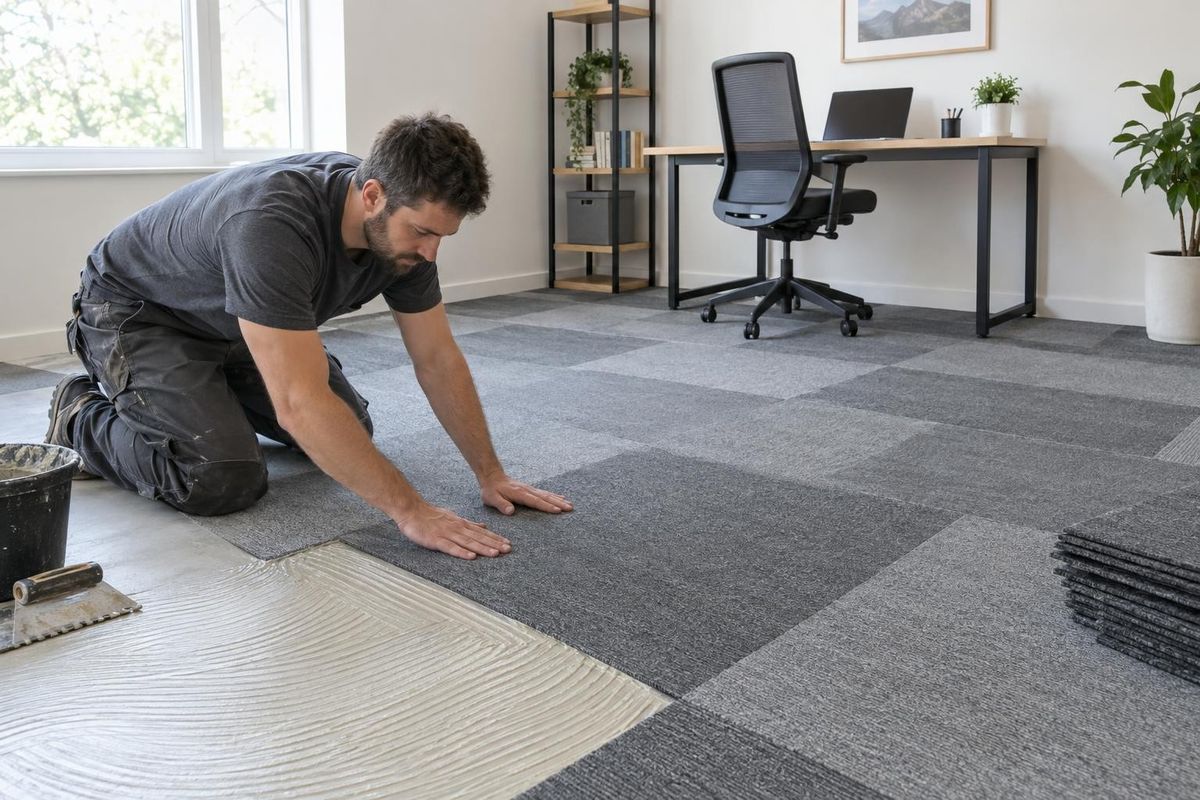 Carpet Tile Installation