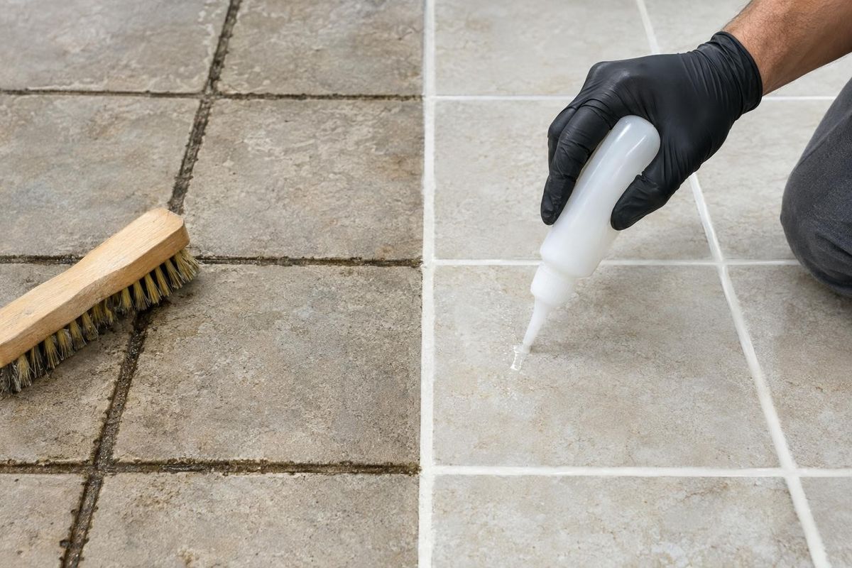 Grout Cleaning & Sealing