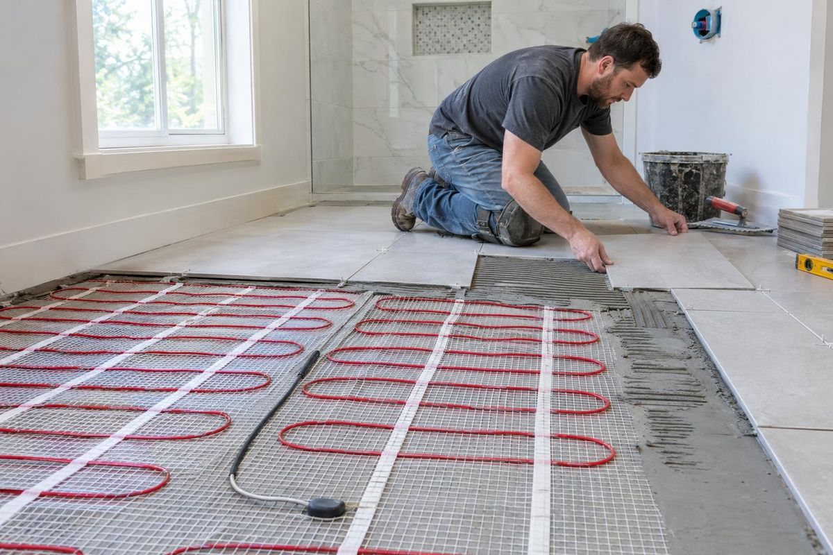 Heated Floor Installation