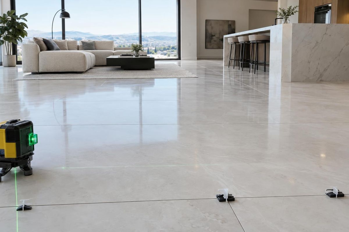 Large-Format Tile Installation