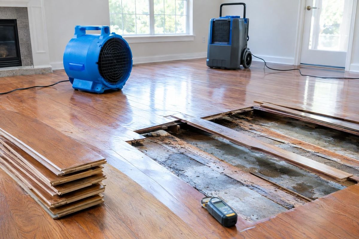 Water Damage Floor Repair